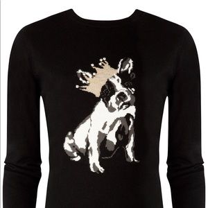 Ashorne Crowned Bull Dog Intarsia Sweater